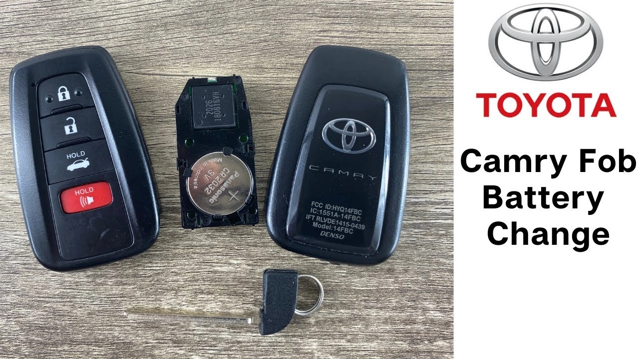 Toyota key fob battery replacement