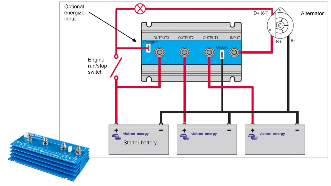 Battery bank series parallel wiring